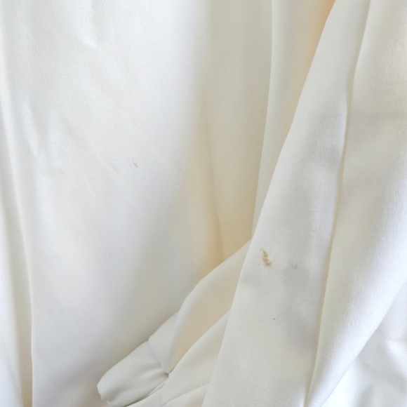 New Zara Longline Patch Pockets Oyster White Bomber Jacket Blogger Fav Small - Picture 15 of 17